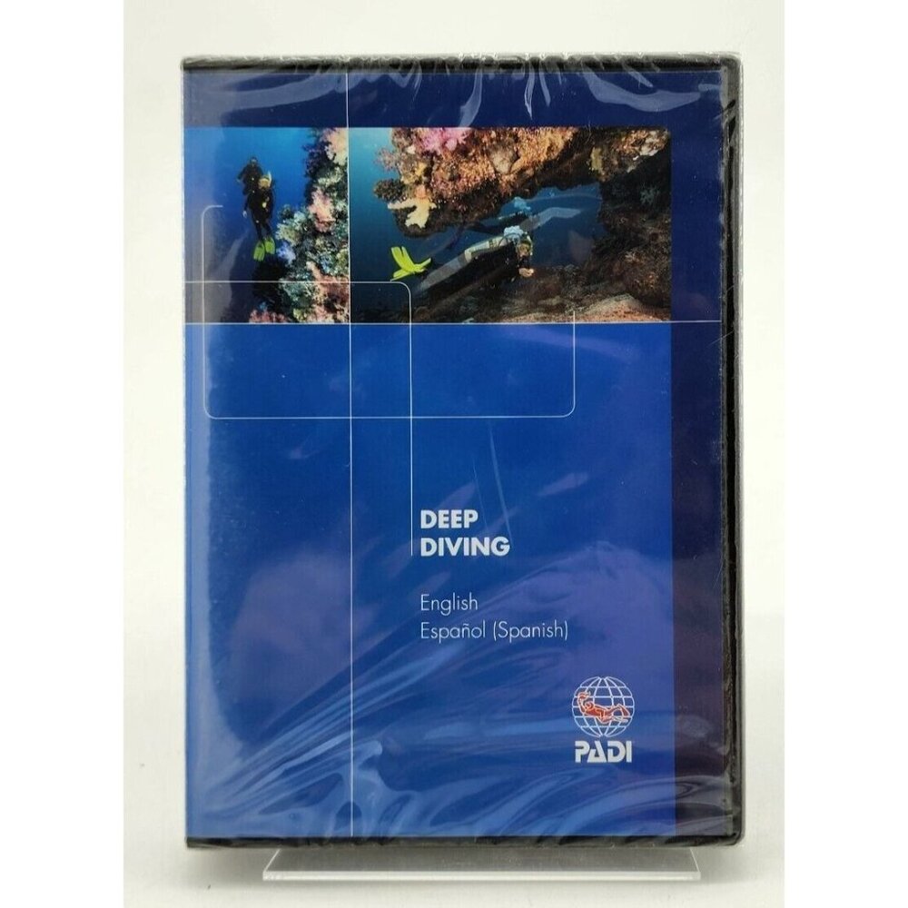 NEW SEALED Padi Instruction Video Deep Diving English and Spanish DVD 2007
